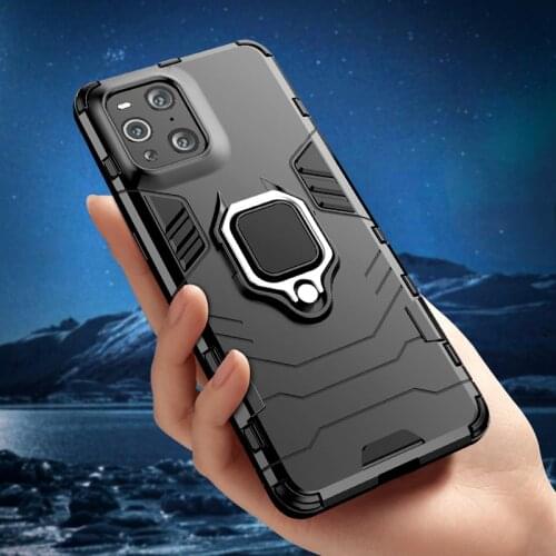 Oppo Find X3 Shockproof Armor Case For Oppo Find X3 X2 Lite F9 F11 F15 F17 F19 R17 RX17 Pro Plus Neo Finger Ring Holder Cover