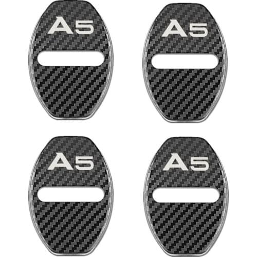 Door Lock Decoration rust protection Stainless Steel Cover case for Audi A5 b9 b8 accessories Car Styling