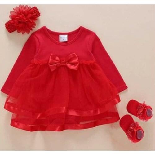New Born Baby Girls Infant Dress &Clothes1 Year Old Baby Girl Party Dress Kids Outfits Shoes Set Christening Gown Baby Jurk Zome