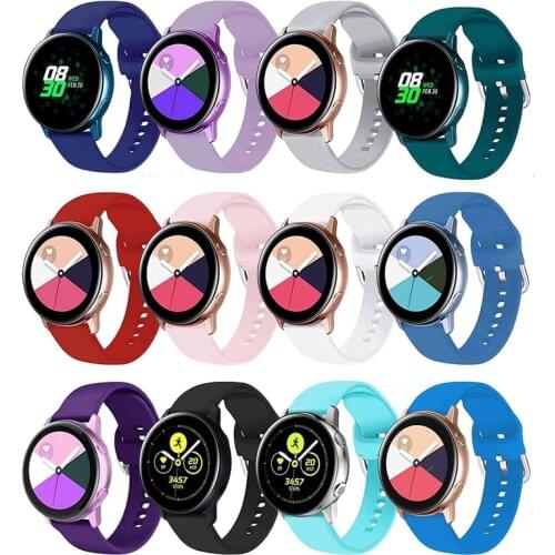 Watch Strap for Samsung Galaxy Active 2 40mm 44mm 46mm/42mm S3/S2 Frontier amazfit bip Huawei watch GT/2/2e/Pro 20mm/22mm Band