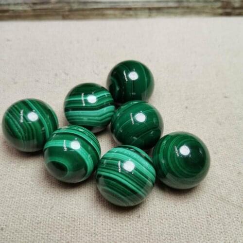 20mm Natural small malachite ball sphere for DIY decoration 1pc