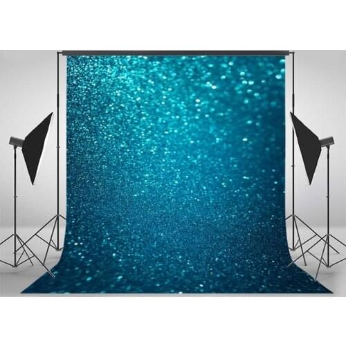Glitter Blue Photography Backdrops Photo Studio Wedding Birthday Newborn Baby Photographic Studio Photo Backgrounds