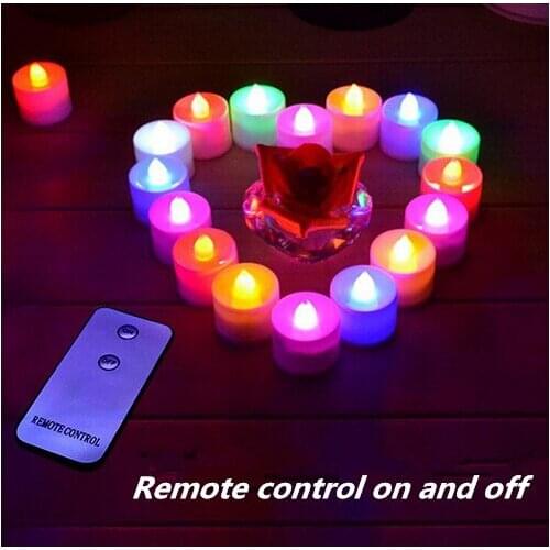 24pcs/lot LED electronic candle remote control led candle lamp wedding party festival Christmas ceremony celebration lights lamp