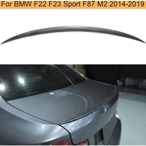 Carbon Fiber Rear Trunk Wing Spoiler for BMW F22 M Sport F87 M2 Coupe 14-19 220i 228i M235i Rear Trunk Boot Lip Wing Spoiler