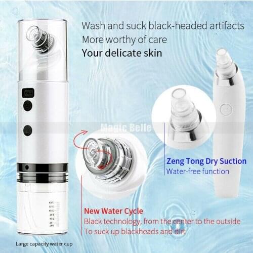 Red Pore Vacuum Facial Skin Cleaning Equipment Acne Pimple Removal Blackhead Remover for Personal Use