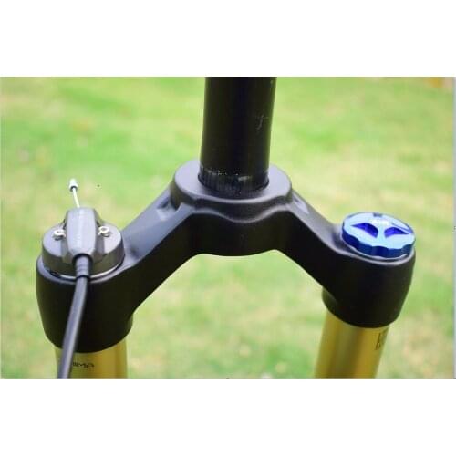 32MM Diameter 1-1/8 Straight tube 26 27.5 29 inch Fork Mountain Bike Suspension 120MM air Cushion Bike Plug 9X100MM QR Axis