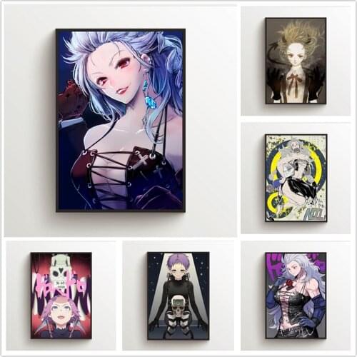 WTQ Canvas Painting Anime Posters Dorohedoro Noi Ebisu Nikado Retro Poster Wall Decor Wall Art Picture Room Decor Home Decor