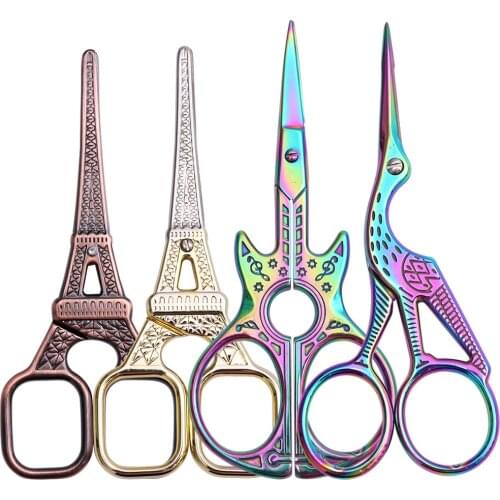 1PC Nail Art Cuticle Scissor Stainless Steel Rainbow Clipper Chameleon Dead Skin Remover Cutter Manicuare Nail Pliers Tool TRA37