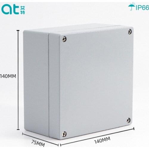 140*140*75 Waterproof IP66 Aluminum Electrical Terminal Wiring Connect General Metal Project Enclosure, Abrasion Resistant