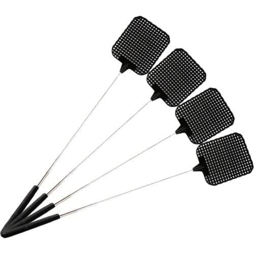 4pcs Retractable Fly Swatter 78cm Plastic Telescopic Extendable Fly Swatter Prevent Pest Mosquito Tool FlySwatter Fly Drop Ship