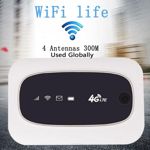 4G LTE CAT4 150M Unlocked Mobile MiFis Portable Hotspot Wireless Wifi Router with SIM Card