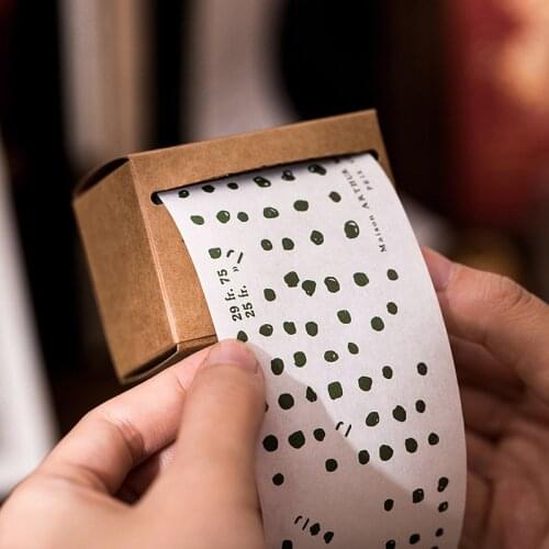 55mm*5m Utopian Commemorative Series Memo Pad Fresh And Simple Diary Material Notes Collage Stationery Back To School Supplies