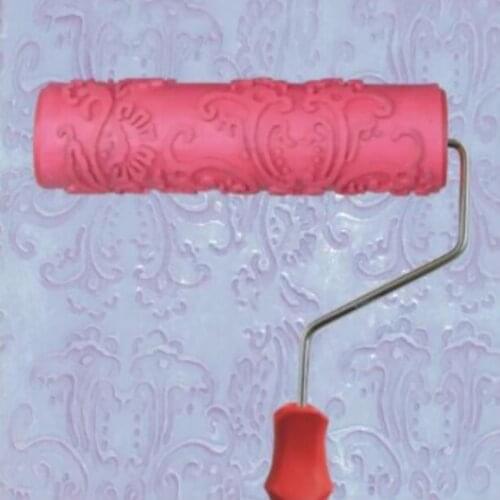7 Inch Texture Paint Embossing Roller Diatom Mud Tools Art Paint Tools Texture Wall Membrane Embossing Roller Wall Decoration