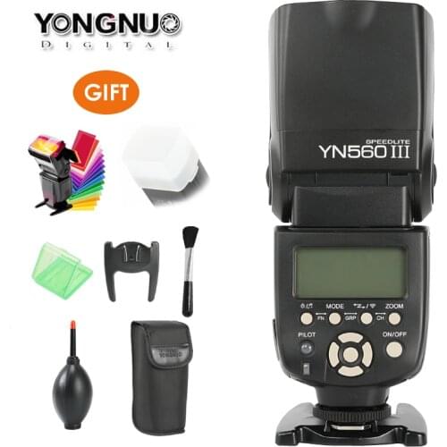 YONGNUO YN560III YN560-III YN560 III Wireless Flash Speedlite Speedlight for Canon Nikon Olympus Panasonic Pentax Camera DSLR