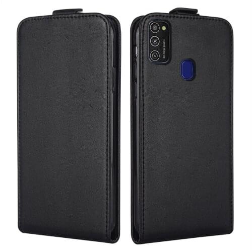 Flip Leather Case for Samsung Galaxy M21 Vintage Cover for Samsung M21 Fitted Cases M215 M215F SM-M215F 6.4''Couqe Case