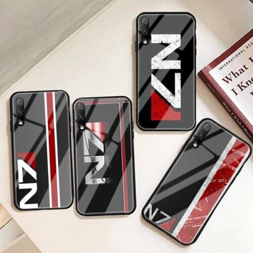 Phone Case For Huawei P9 10 20pro 30lite Mate 9 10lite 20pro Honor 7A 8X 9 Nova3i 5ipro Tempered Glass N7 Mass Effect Soft Cover