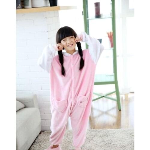 Flannel Pajamas Kids Animal Onesie Cat Pajamas Jumping Tiger Onesies Cosplay Costumes Sleepwears Pijama Menino