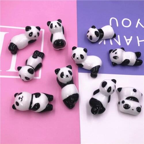 Ceramic Panda Magnetic Fridge Magnet 3D Cute Cartoon Creative Chinese Style Commemorative Gift Fridge Magnet Souvenir