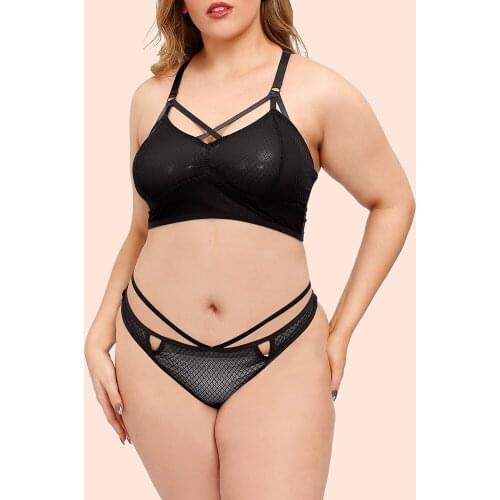 Women Bra Underpants Sets Unlined Wire-free Female Underwear Soft Lingerie And Briefs Perspective Full Cup Brassiere Thong