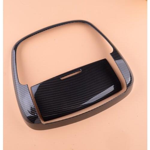 Black Front Roof Celling Reading Light Cover Lamp Trim Bezel Frame fit for Dodge Charger Durango 2014 2015 2016 2017 2018 2019