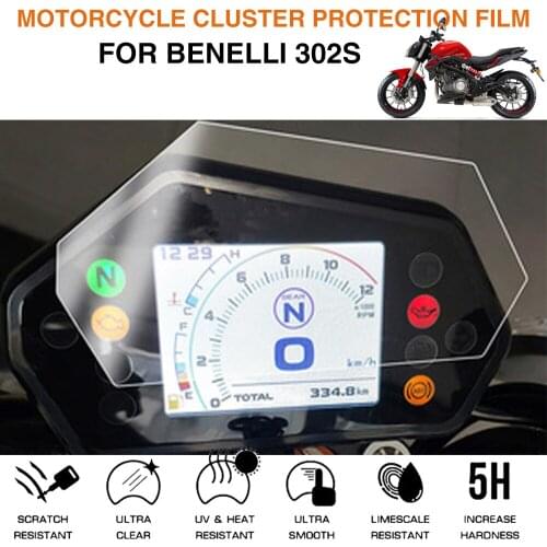 Motorcycle Cluster Scratch Protection Film Screen Protector For Benelli 302s