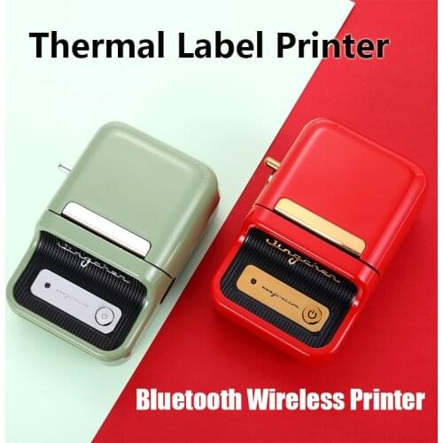 Niimbot B21 Thermal Wireless Label Printer Sticker Mini Pocket Bluetooth Label Maker For Jewelry Clothing Food Pocket Bar Code