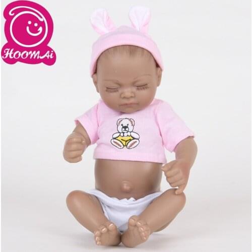 Lifelike 10" 28cm Full Vinyl Silicone Body Soft Alive Reborn Baby Dolls Realistic Baby Dolls Kids Funny XMAS Gift