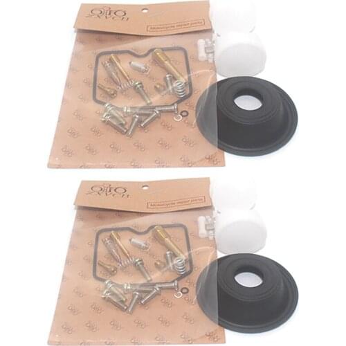 Motorcycle fuel system carburetor repair for Kawasaki GPZ500 S GPZ500S 1987-2003 plunger diaphragm oil cup float