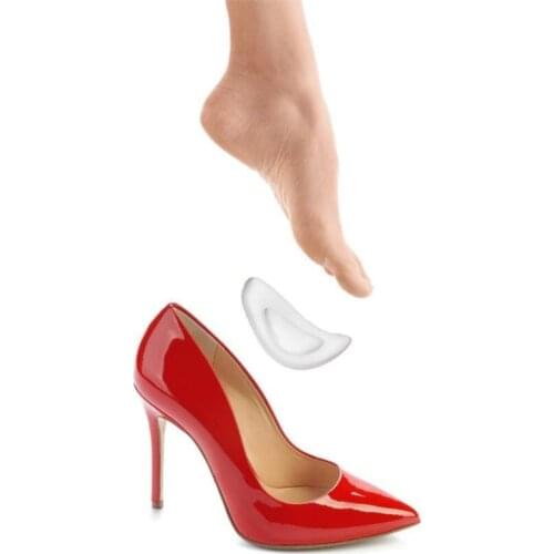 Silicone Gel Forefoot Insole Shoes Pads High Heel Soft Orthopedic Insole Anti-Slip Foot Protection Foot Cushions Pain Relief