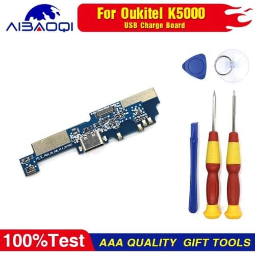 Usb Plug Charge Board for Oukitel K5000 Mobile Phone Flex Cables Charging Module Phone Perfect Replacement Parts Free Tools