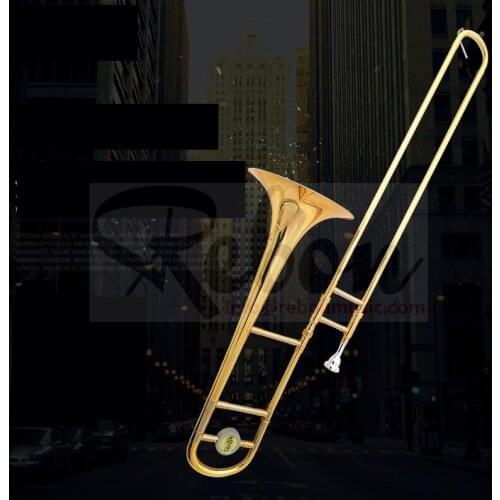 Weifang Rebon Tuning Bb/F key Slide plated gold Tenor Trombone