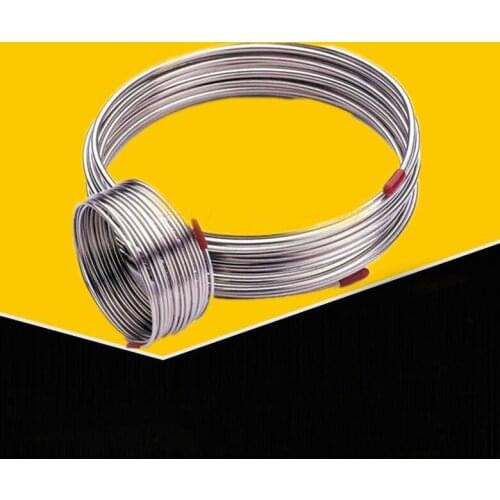1pcs 1000mm ID 4mm OD 6mm stainless steel coil pneumatic hose hydraulic duct coiled tubing capillary card set pipe