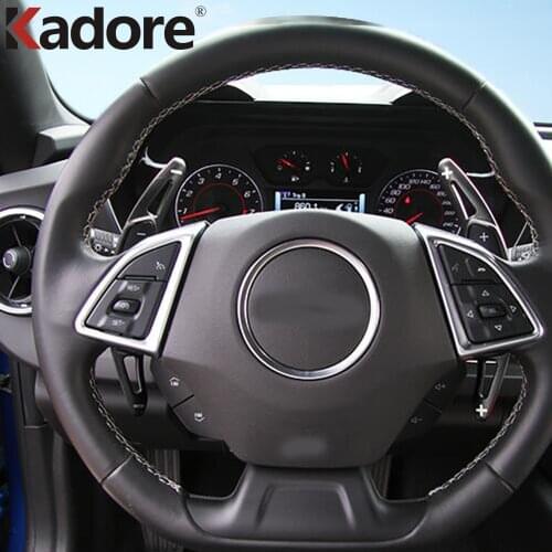 Aluminum Steering Wheel Paddle Shift Gear Extension Shifter For Chevy Chevrolet Camaro 2016-2022 For C7 Corvette Car accessories