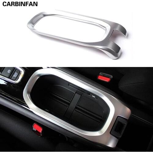 Car trim ABS lamp Center Console middle Cup gear armrest box holder frame panel for Honda HR-V HRV Vezel 2014 2015 2016 2017
