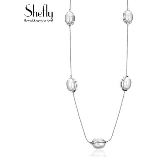 Bohemian Womens Jewelry 2019 Fashion Long Necklace Sweater Chain Simulated-pearl Statement Jewelry Gift For Wedding Party