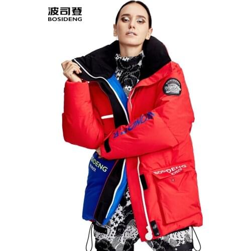 Женские красные куртки Bosideng China At AliExpress