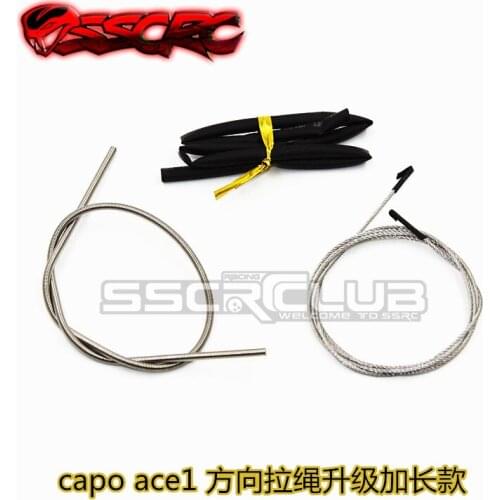 Capo ace1 crawler lengthen rope spring tube steel wire rope kit short rope for 1/10 scale RC Capo ace1 Rock crawler 4x4 Truck