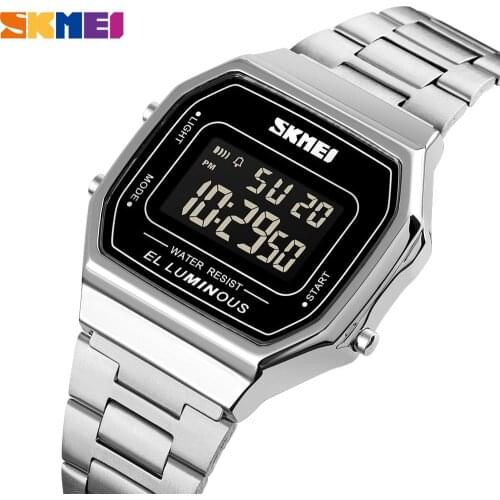 Men Digital Watch SKMEI Top Brand Luxury Chrono Alarm Clock Casual Stopwatch Fashion 50M Waterproof Electronic Wristwatch 1647