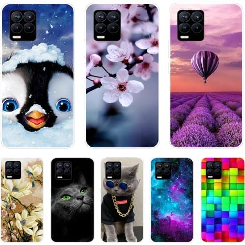 For Realme 8 Case 6.4" Soft Silicon TPU Back For Realme 8 Pro OPPO Realme8 4G RMX3085 Phone Cover Coque Capa Funda Bumper Bag