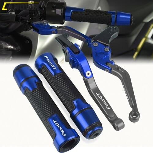 For BMW F800GT 2013 2014 2015 2016 Motorcycle Accessories CNC Aluminum Brake Clutch Levers Handlebar Hand Grips ends F800 GT