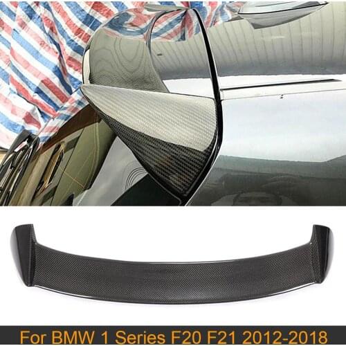 For F20 F21 Rear Roof Wing Spoiler For BMW 1 Series F20 F21 2012 - 2018 Car Rear Roof Window Boot Lip Wing Spoiler Carbon Fiber