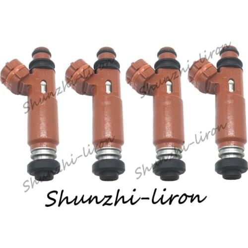 4pcs Fuel Injector nozzle For Mazda 323 Demio Mk8 1.3L 1998~2003 195500-3020 B31R-13-250 195500 3020