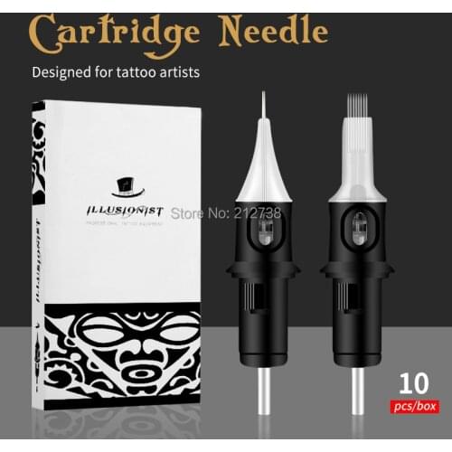 Illusionist Cartridges Tattoo Needle 3 5,7,9 RL RS 10 Pcs/Box Tattoo Pen Rotary Machine Needle Free Shipping