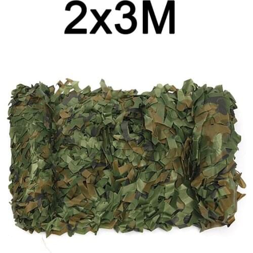 MENFLY 2x3M Single Cut Camouflage Courtyard Adorn Veranda Decorate Net Rope Awning Casement Sun Shelter Attic Collocation