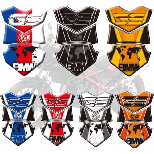 Motorcycle Stickers Fuel Tank Pad Fishbone Protective 3D Sticker Decals For BMW F700GS 12-15 F650GS F800GS 08-12
