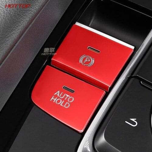 Aluminum Alloy Electronic Hand Brake Cover Sticker For Mazda 3 Axela 2020