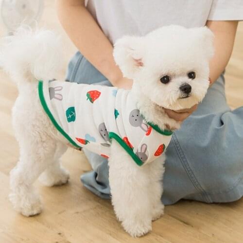 Dog Clothes Summer Pet Shirt Vest Puppy Chihuahua Clothes For Small Medium Dogs Cartoon Clothing Vest Shirt Ropa Perro Yorkshire
