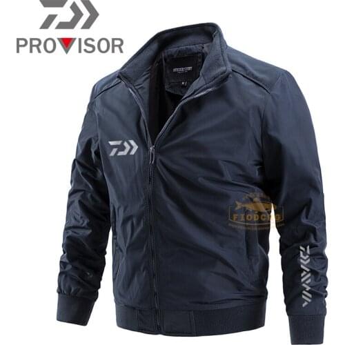 2022 Jacket Autumn Jacket Dawa Mens Plus Size Casual Windproof Breathable Outdoor Sports Long Sleeve Large Size Fishing Clothes