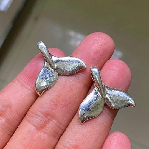 12pcs 20x24mm Mermaid Tail Connector Pendants Charms Jewelry Making DIY WomenNecklace Bracelet Handmade Craft Accessories