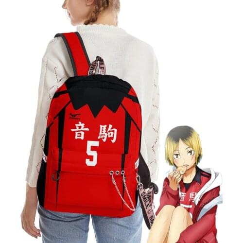 Anime Haikyuu Bagpack Teenage Travel Bag Girls Boys School Backpacks Pencil Case Crossbody Bag students School Bags